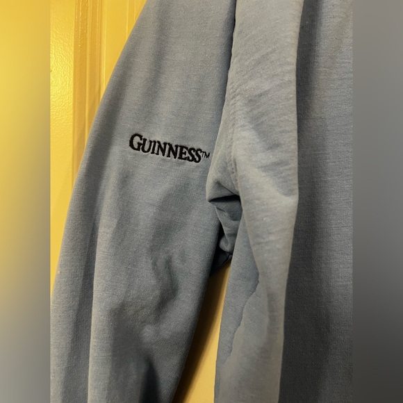 *SOLD* Guiness Sweatshirt Fish Riding Bicycle Size Large - Picture 8 of 8